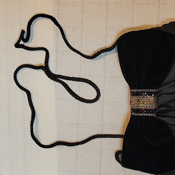 Avon, Black Beaded Fantasy Evening Bag - Picture 4 of 8